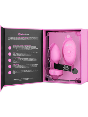 B-Vibe: Vibrating Heart, Remote Control Plug, rosa