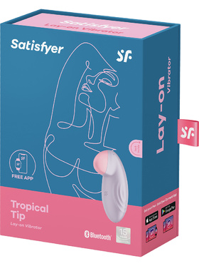 Satisfyer Connect: Tropical Tip, Lay-on Vibrator, lilla