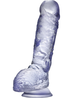 B Yours Plus: Hearty n' Hefty Dildo, 23 cm, gjennomsiktig