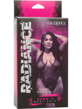 California Exotic: Radiance, Deep V Bodysuit, Plus Size