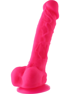 Hismith: KlicLok Silicone Dildo, 21 cm, rosa