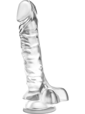 B Yours: Diamond Dazzle Dildo, 23 cm, gjennomsiktig