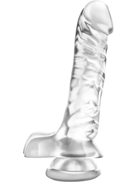 B Yours: Diamond Dazzle Dildo, 23 cm, gjennomsiktig