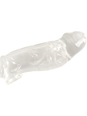 Crystal Clear: Penis Sleeve with Ball Ring 