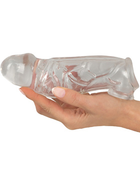 Crystal Clear: Penis Sleeve with Ball Ring 