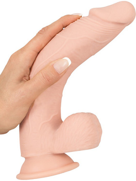 Nature Skin: Bendable Realistic Dildo, 24 cm