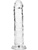 RealRock: Crystal Clear Straight Realistic Dildo, 14.5 cm, gjennomsiktig