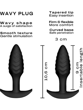 Dorcel: Wavy Plug, Silicone Anal Plug