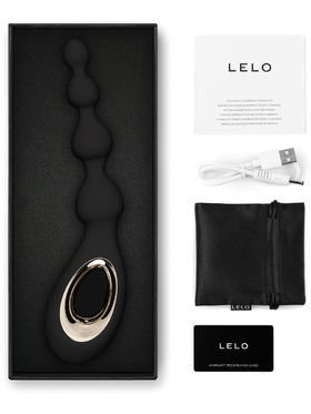 LELO: Soraya Beads, Vibrerende Analkuler, svart