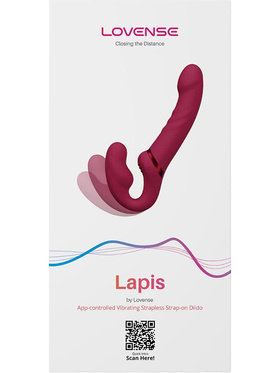 Lovense: Lapis, Bluetooth Vibrating Strapless Strap-on Dildo