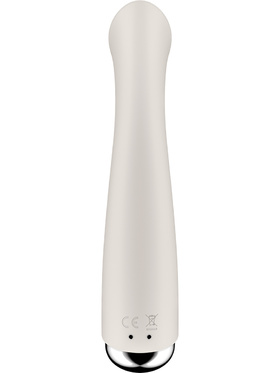 Satisfyer: Spinning G-Spot 1, Rotating Vibrator, hvit