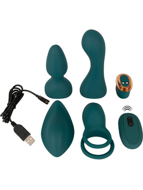 Couples Choice: RC Mini Vibrator with 4 Attachments