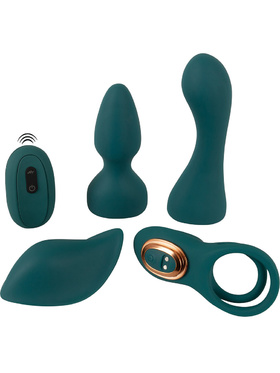 Couples Choice: RC Mini Vibrator with 4 Attachments