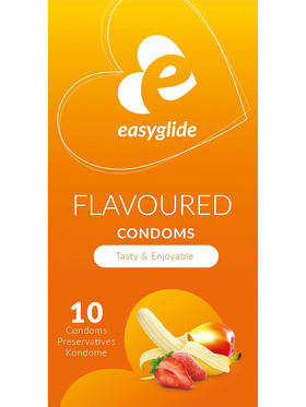 EasyGlide: Flavored Condoms, 10 stk