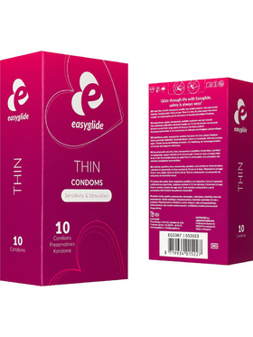 EasyGlide: Extra Thin Condoms, 10 stk