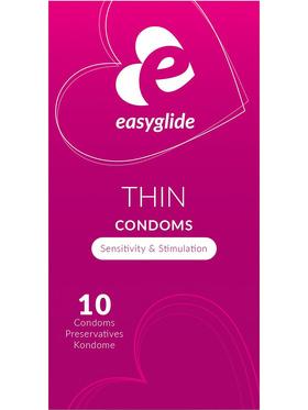 EasyGlide: Extra Thin Condoms, 10 stk