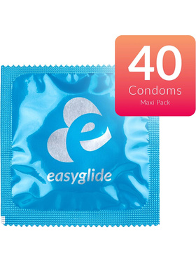 EasyGlide: Ribs and Dots Condoms, 40 stk