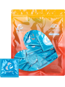 EasyGlide: Flavoured Condoms, 40 stk