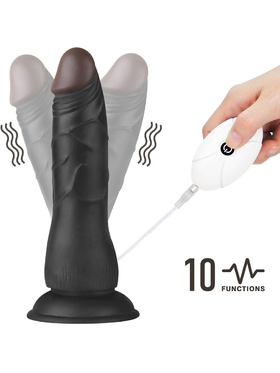 LoveToy: Vibrating Easy StrapOn Set, 19 cm