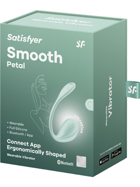 Satisfyer Connect: Smooth Petal, Wearable Vibrator, grønn