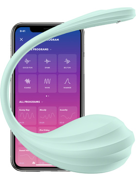 Satisfyer Connect: Smooth Petal, Wearable Vibrator, grønn