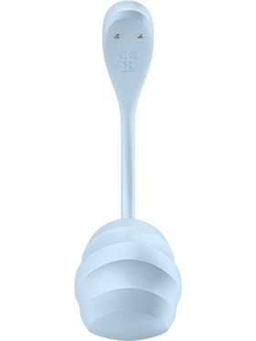 Satisfyer Connect: Smooth Petal, Wearable Vibrator, blå