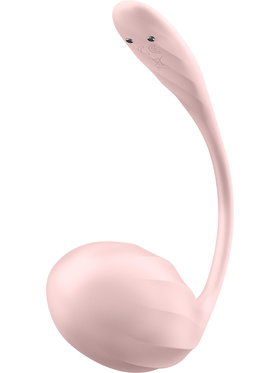 Satisfyer Connect: Ribbed Petal, Wearable Vibrator, rosa