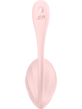 Satisfyer Connect: Ribbed Petal, Wearable Vibrator, rosa