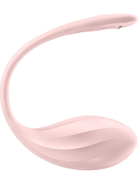 Satisfyer Connect: Ribbed Petal, Wearable Vibrator, rosa