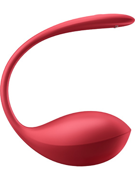 Satisfyer Connect: Shiny Petal, Wearable Vibrator, rød