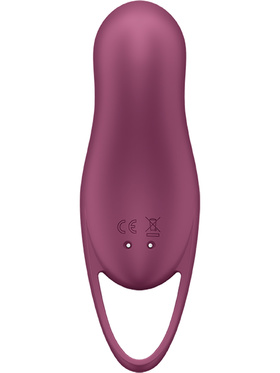 Satisfyer: Pocket Pro 1, Double Air Pulse Vibrator, rød