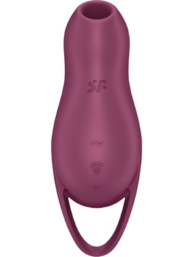 Satisfyer: Pocket Pro 1, Double Air Pulse Vibrator, rød