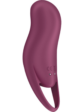 Satisfyer: Pocket Pro 1, Double Air Pulse Vibrator, rød