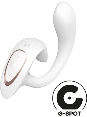 Satisfyer: G for Goddess 1, Rabbit Vibrator, hvit