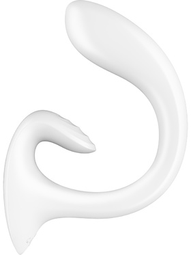 Satisfyer: G for Goddess 1, Rabbit Vibrator, hvit