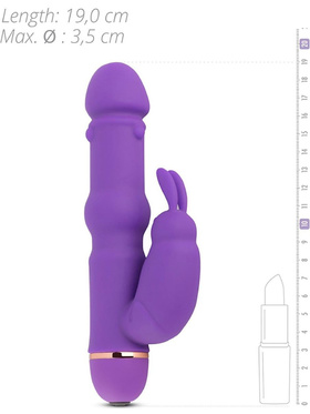 Teazers: Silicone Rabbit Vibrator, lilla