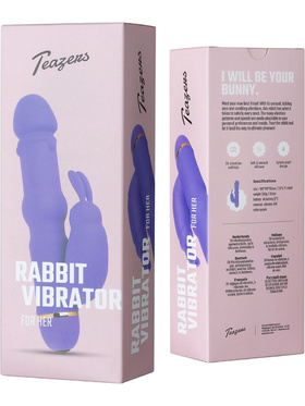 Teazers: Silicone Rabbit Vibrator, lilla