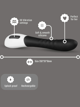 Teazers: G-spot Vibrator, svart