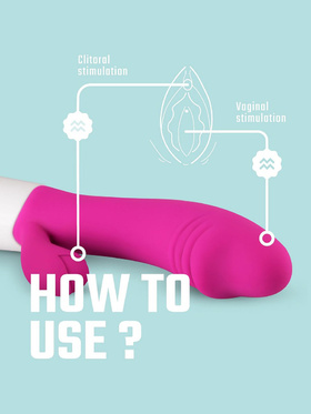 Teazers: Realistic Rabbit Vibrator, rosa