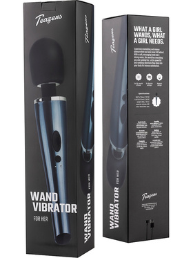 Teazers: Black Lightning Wand Vibrator