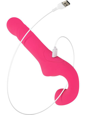 Teazers: Strapless Strap-On Vibrator, rosa