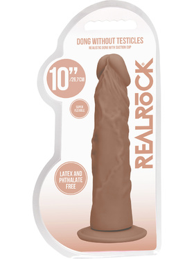 RealRock Skin: Realistic Dildo, 27 cm, brun