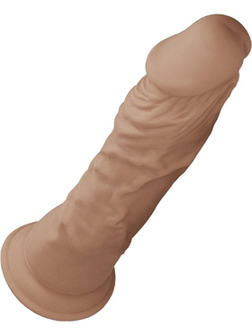 RealRock Skin: Realistic Dildo, 27 cm, brun