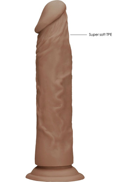 RealRock Skin: Realistic Dildo, 27 cm, brun