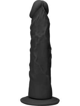 RealRock Skin: Realistic Dildo, 19 cm, svart