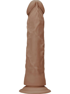 RealRock Skin: Realistic Dildo, 21.5 cm, brun