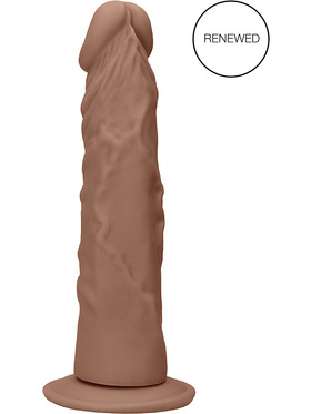 RealRock Skin: Realistic Dildo, 21.5 cm, brun