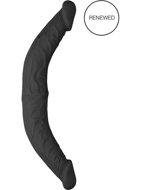 RealRock Skin: Double Dong, 36 cm, svart