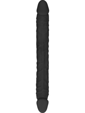 RealRock Skin: Double Dong, 36 cm, svart