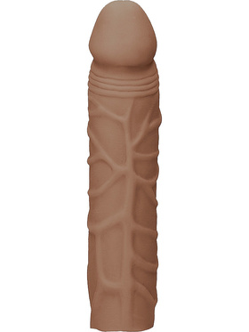 RealRock Skin: Penis Extender, 17.5 cm, brun